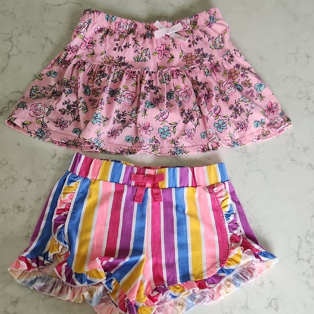 Cynthia Rowley Pink Floral Skirt